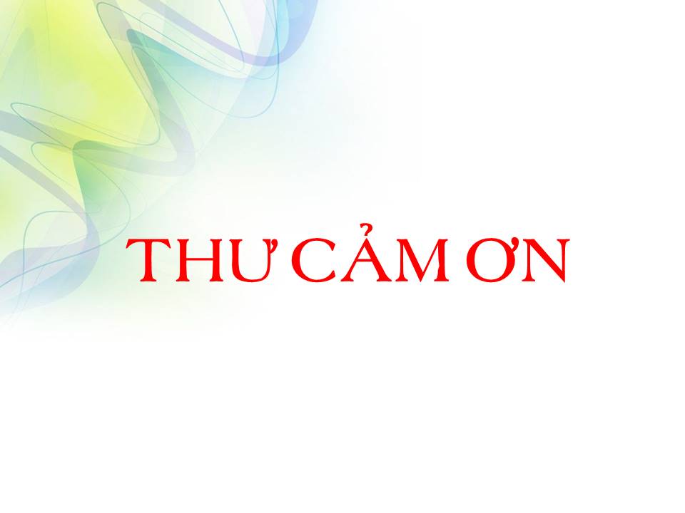 Thư cảm ơn